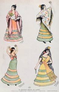 Georgette Leblanc (1869-1941) in der Rolle der Carmen